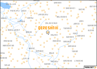 map of Qereshnik