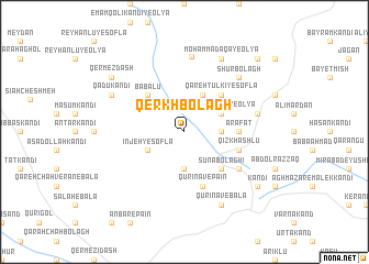 map of Qerkh Bolāgh