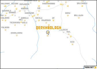 map of Qerkh Bolāgh