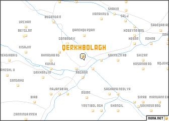 map of Qerkh Bolāgh