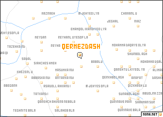 map of Qermezdāsh