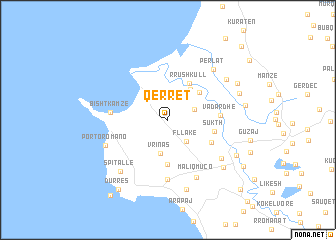 map of Qerret