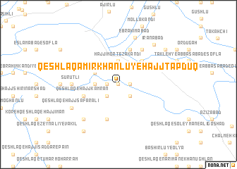 map of Qeshlāq Amīr Khānlū-ye Ḩājj Tāpdūq