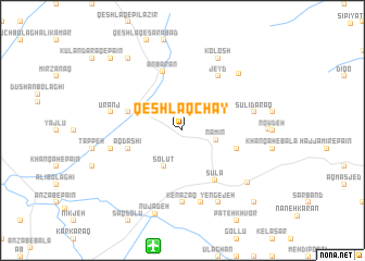 map of Qeshlāq Chāy