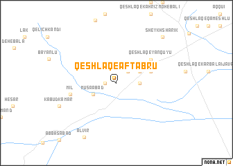 map of Qeshlāq-e Āftābrū