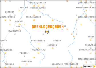 map of Qeshlāq-e Āq Bāsh