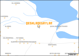 map of Qeshlāq-e Dāylar