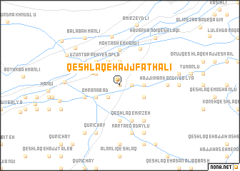 map of Qeshlāq-e Ḩājj Fatḩ‘alī