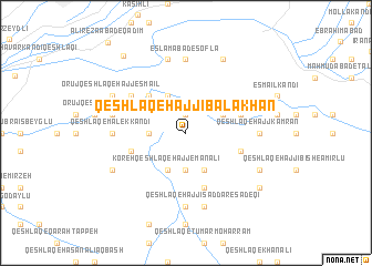 map of Qeshlāq-e Ḩājjī Bālā Khān