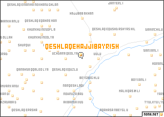 map of Qeshlāq-e Ḩājjī Bāyrīsh