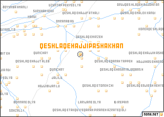 map of Qeshlāq-e Ḩājjī Pāshākhān