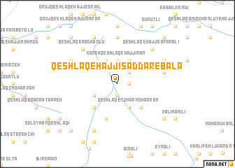 map of Qeshlāq-e Ḩājjī Saddār-e Bālā