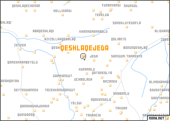 map of Qeshlāq-e Jedā