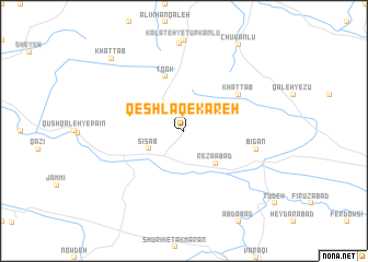 map of Qeshlāq-e Kāreh