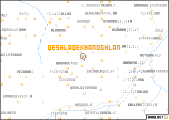 map of Qeshlāq-e Khān Oghlān