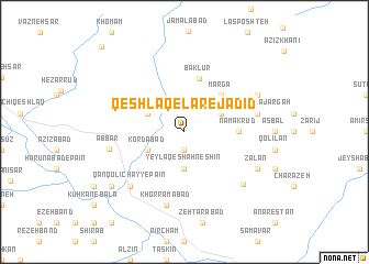 map of Qeshlāq-e Lār-e Jadīd