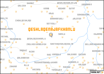 map of Qeshlāq-e Najaf Khānlū