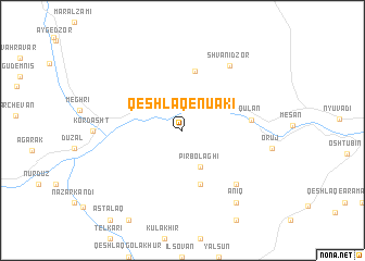 map of Qeshlāq-e Nūākī