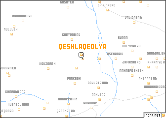 map of Qeshlāq-e ‘Olyā