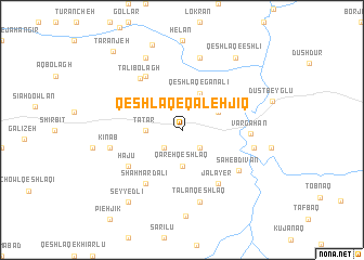 map of Qeshlāq-e Qal‘ehjīq