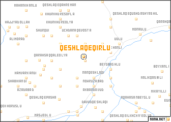 map of Qeshlāq-e Qīrlū