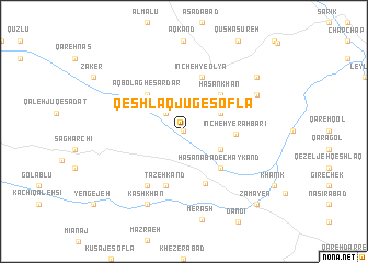 map of Qeshlāq Jūg-e Soflá