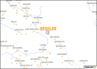 map of Qeshlāq