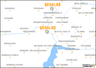 map of Qeshlāq