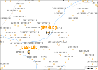 map of Qeshlāq