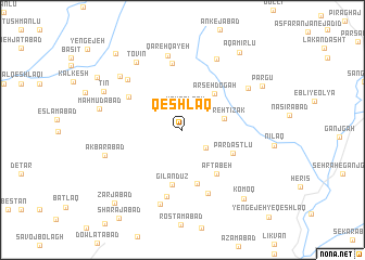 map of Qeshlāq