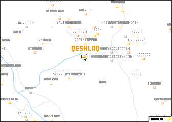 map of Qeshlāq