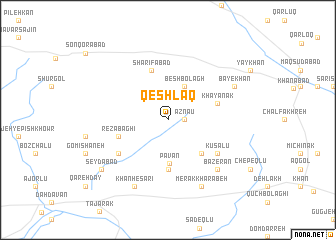 map of Qeshlāq