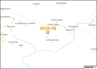 map of Qeshlāq