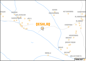 map of Qeshlāq