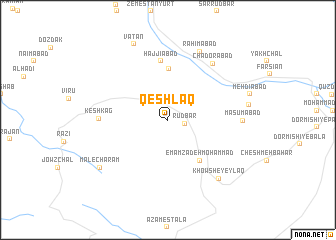 map of Qeshlāq
