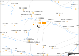 map of Qeshlāq