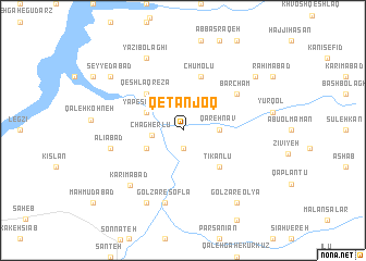 map of Qeţānjoq