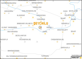 map of Qeychīlū