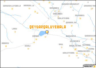 map of Qeydar Qalū-ye Bālā