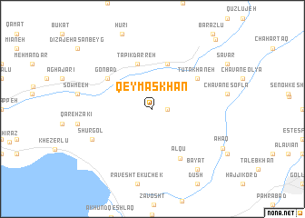 map of Qeymāskhān