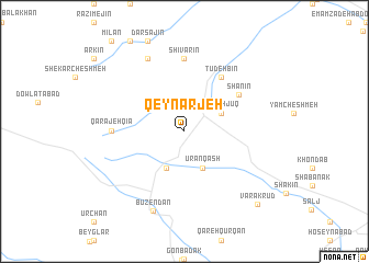 map of Qeynarjeh