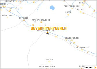 map of Qeyşarīyeh-ye Bālā