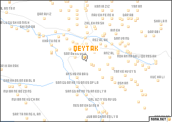 map of Qeyţak