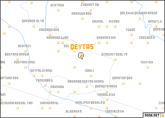 map of Qeyţās