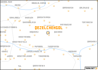 map of Qezelcheh Gol