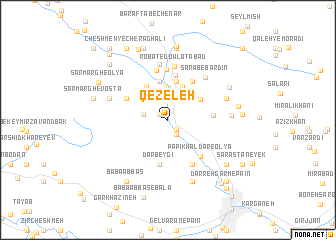 map of Qezeleh