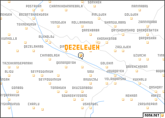 map of Qezelejeh