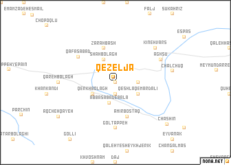 map of Qezeljā