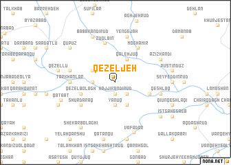 map of Qezeljeh