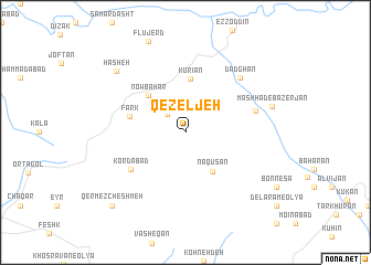 map of Qezeljeh